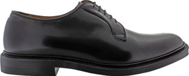 Alden Men's 9901 - Plain Toe Blucher - Black Shell Cordovan - The