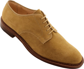 Alden Shoes Men's Medallion Tip Blucher D8512C Snuff Suede - The