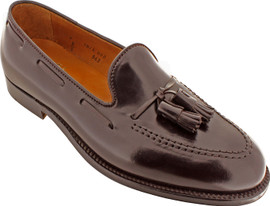 Alden Men's 563 - Tassel Moccasin - Color 8 Shell Cordovan