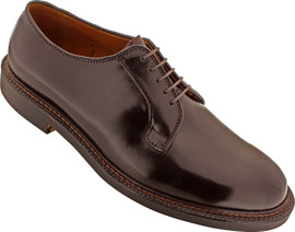 Alden Men's 9901 - Plain Toe Blucher - Black Shell Cordovan