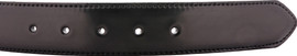 Alden Belts 1.5 Inch Casual Shell Cordovan Belt - Black-Gold