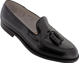 Alden Men's 664 - Tassel Moccasin - Black Shell Cordovan Loading Image