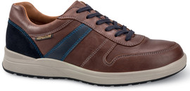 Chestnut/Navy Randy; Blue Suede