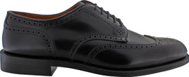 Alden Men's 2077 - Wing Tip Blucher - Black Shell Cordovan - The