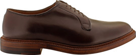 Alden Men's 99026 - Plain Toe Blucher - Dark Brown Smooth