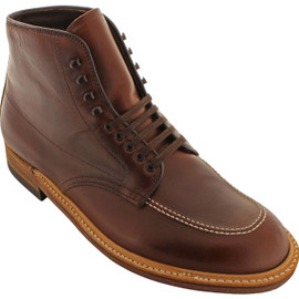 Alden 401 | Buy Alden 401 Black Calfskin Indy Boots w/ White