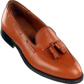 Alden 662 - Tassel Loafer - Tan Calfskin Loading Image
