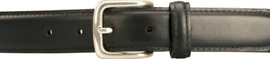 Alden Belts 30mm Calf Dress Belt - Black-Nickel