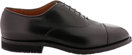 Alden Men's Straight Tip Bal Calfskin Rubber Sole 907L Black