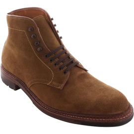 Alden Men's 4511HC - Plain Toe Commando Sole Boot - Snuff Suede Loading Image