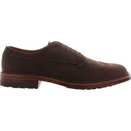 Alden Shoes Men's Atom Blucher Wingtip D1501C Tobacco Chamois