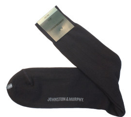 Johnston Murphy Men's 44-27013 - Wool Ribbed Socks Loading Image