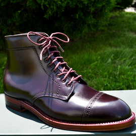 burgundy boot laces