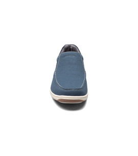 Florsheim Men's Lakeside Canvas Moc 13401-410 Navy - The Shoe Mart