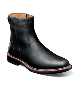 Florsheim Men's Norwalk Side Zip Boo 13393-010 Black Ch - The Shoe