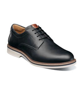 Florsheim Men's Norwalk Plain Toe Ox 13369-010 Black Ch - The Shoe