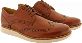 Cole Haan Men's OriginalGrand Classic Wingtip Oxfords C26471 Woodbury-Ivory Loading Image