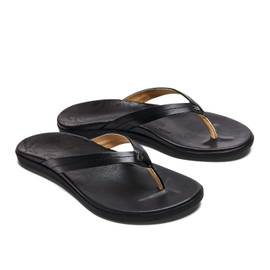 Olukai Women's HONU 20436-4040 Black-Black