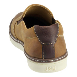 Johnston Murphy Men's Mcguffey Slip-On 25-1393 Light Tan Oiled Full Grain Lea