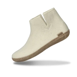 Glerups Unisex Felt Boots G-03 White Loading Image