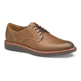 Johnston Murphy Men's Upton Plain Toe 20-4338 Tan Oiled Full Grain Loading Image