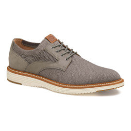 Johnston Murphy Men's Upton Knit Plain Toe 20-5367 Gray Knit Loading Image