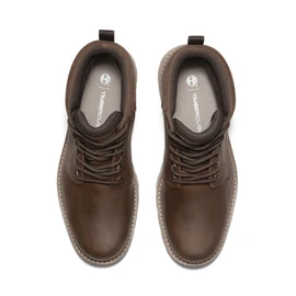Timberland Men's Britton Road Mid Lace-Up Waterproof Boot TB0A69UHEM6 Rust Full-Grain