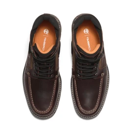 Timberland Men's Britton Road Moc-Toe Boot TB0A697HEIW Burgundy Full Grain