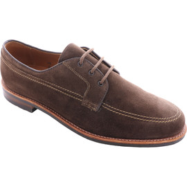 Alden 731L 3-Eye Mocc Blucher - Humus Suede Loading Image