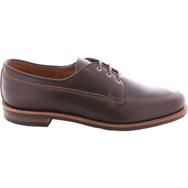 Alden 735L 3-Eye Mocc Blucher - Snuff Suede - The Shoe Mart