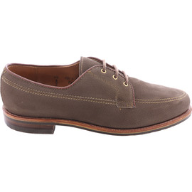 Alden 7351L 3-Eye Mocc Blucher - Clay Nubuck Grain