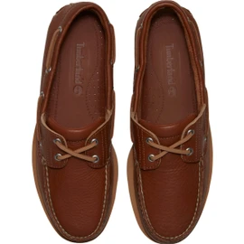 Timberland Men's Lake House Classic 2-Eye Boat Shoe TB0A4187EM6 Rust Full Grain