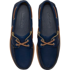 Timberland Men's Lake House Classic 2-Eye Boat Shoe TB0A4187EP1 Dark Blue Full Grain