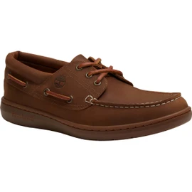 Timberland Men's Portofino Pier Boat Shoe TB0A6CXMEN4 Taupe Full Grain Loading Image