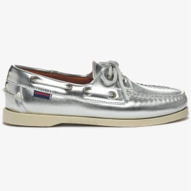 Sebago Women's Portland Met 73127GW-988 Silver Loading Image