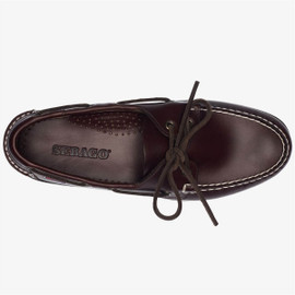 Sebago Men's Docksides Portland Waxed 70000G0-930 Dk Brown-Gum