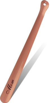 Metal Shoe Horn 16 in - Made in the USA - Madison Pink-Black Mom Loading Image