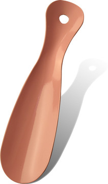 Metal Shoe Horn 8" Inches - Made in the USA - Glossy Finish XT Loading Image
