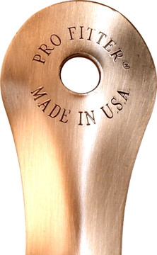 Metal Shoe Horn 8 in - Made in the USA - Antique Brushed Copper JC Cole