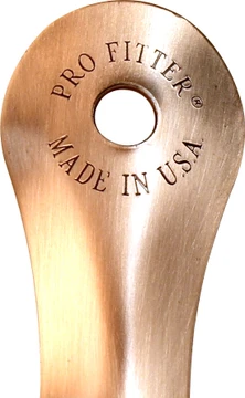 Metal Shoe Horn 8 in - Made in the USA - Antique Brushed Copper JC Cole