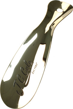 Metal Shoe Horn 8 in - Made in the USA - Polished Silver JC Cole Loading Image