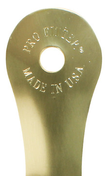 Metal Shoe Horn 8 in - Made in the USA - Satin Silver JC Cole