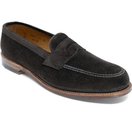Alden Men's 6176F - Leisure Penny - Chocolate Suede Loading Image