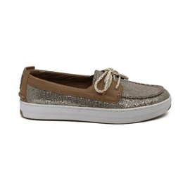 Cole Haan Women's W19788 - Cloudfeel Weekender Boat Shoe Gold Metallic