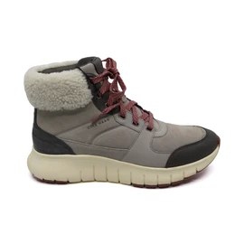 Cole Haan Women's W22568 - ZERØGRAND Flex Sneaker Boot Water-Resistant Dove Grey Suede