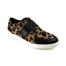 Cole Haan Women's W21725 - Gc Monk Strap City Sneaker Leopard Print Ocelot/Optic White Loading Image