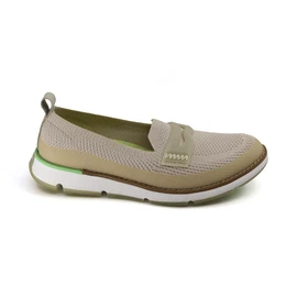 Cole Haan Women's W21818 - 4.ZERØGRAND Stitchlite Loafer White Cap Gray Knit/Paradise