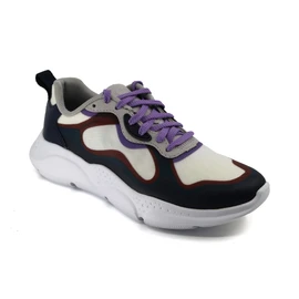 Cole Haan Women's W24612 - ZERØGRAND Radiant Sneaker Microchip/Blue Nights/Deep Teal Loading Image