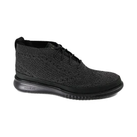 Cole Haan Men's C33467 - 2.ZERØGRAND Stitchlite Chukka Water-Resistant Black/Black