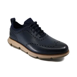 Cole Haan Men's 4Zg Wingtip Oxford C38255 Navy Blazer Burnis Loading Image